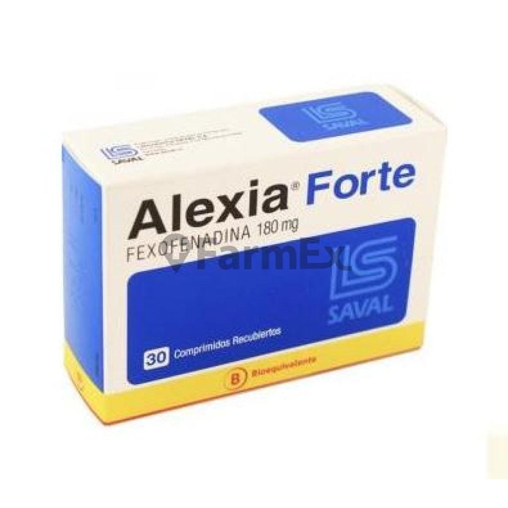 Alexia Forte 180 mg x 30 comprimidos Farmex-BanMedica-Persistente